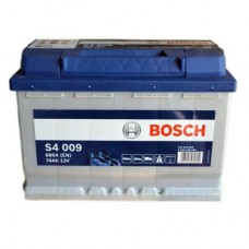 BOSCH 74Ah 12V 680A +- S4009, 278mm x 175mm x 190mm